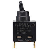 Кнопка ST115A-43 Makita 3706, 3708, HM1213C, HM1317C, BO6050, фото 4