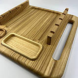 Підставка під шампури з металевими ручками, оригінальний подарунок, фото 7