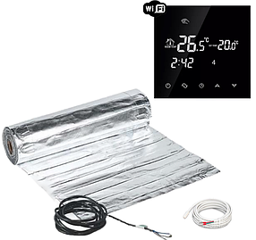 Алюмінієвий мат Mexell (2м2/300Вт) з Wi-Fi терморегулятором Beok TGT 70 І TDS 21