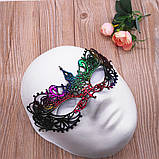 Маска для вечірок на зав`язках one size різнобарвний, фото 2