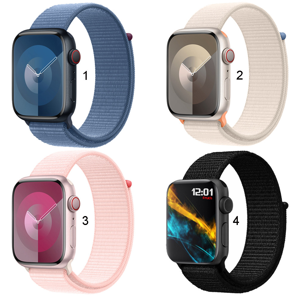 Sport Loop нейлоновий ремінець для Apple Watch 41 / 40 / 38 mm