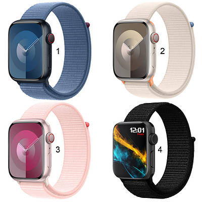 Sport Loop нейлоновий ремінець для Apple Watch 41 / 40 / 38 mm