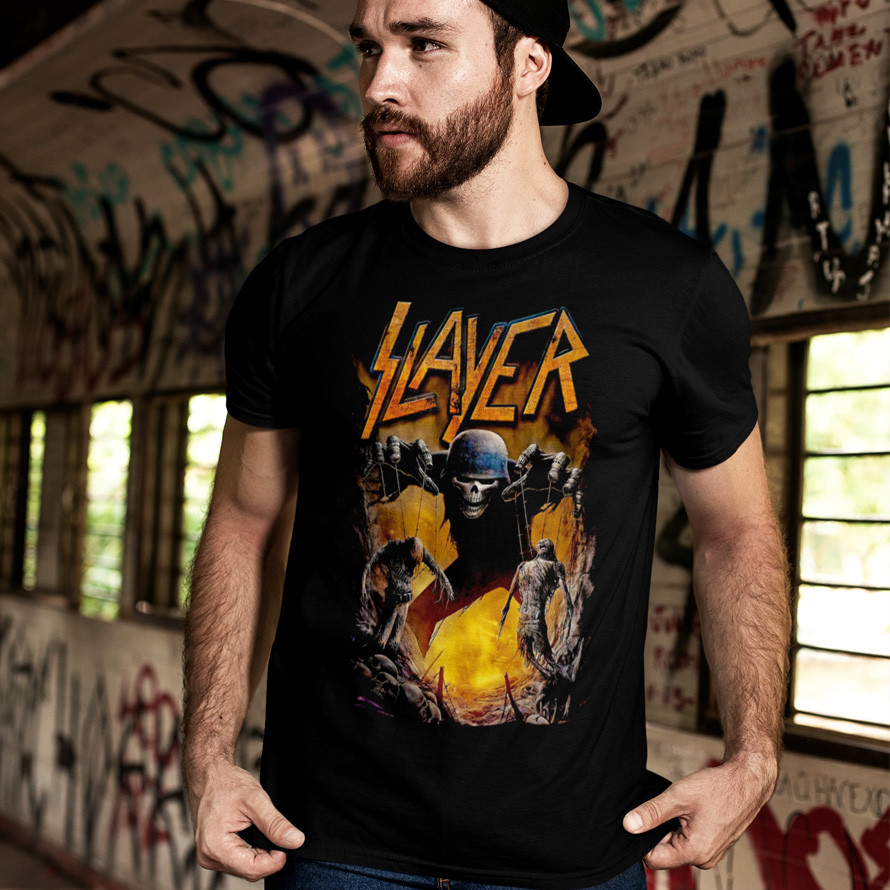 Футболка унісекс Slayer (Puppeteer) XS чорний, фото 1