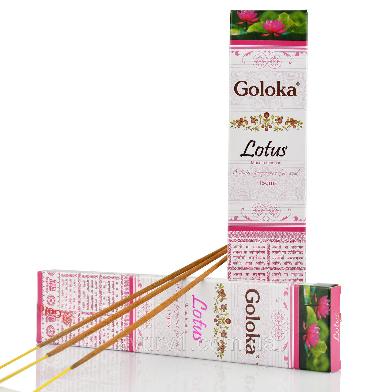 Аромапалиці Паховання пилцеві Лотос, Goloka, LOTUS 15 г