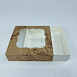 Коробка для цукерок Горобець (120*120*30 мм), фото 3