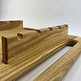 Підставка під шампури з металевими ручками, оригінальний подарунок, фото 8