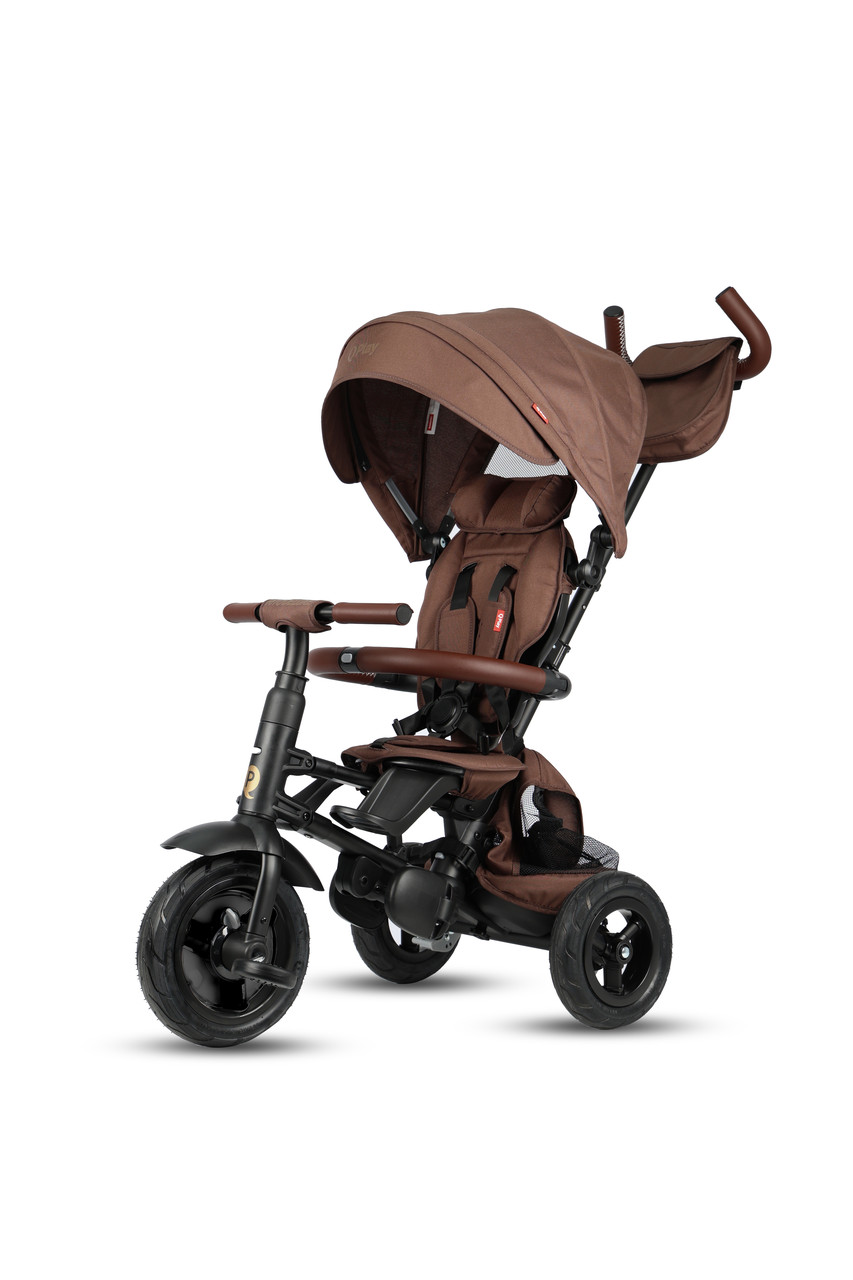 Складаний триколісний велосипед Qplay Rito Deluxe  Brown