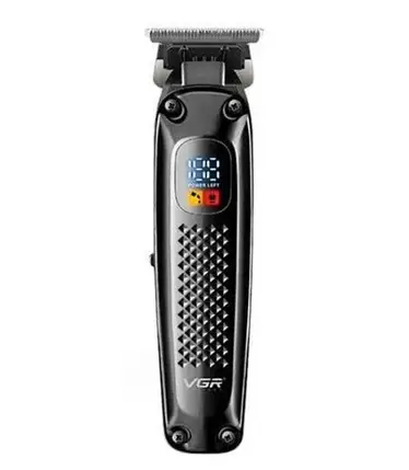 Машинка для стриження волосся VGR V-972 Professional, 4 насадки, LED Display, фото 1