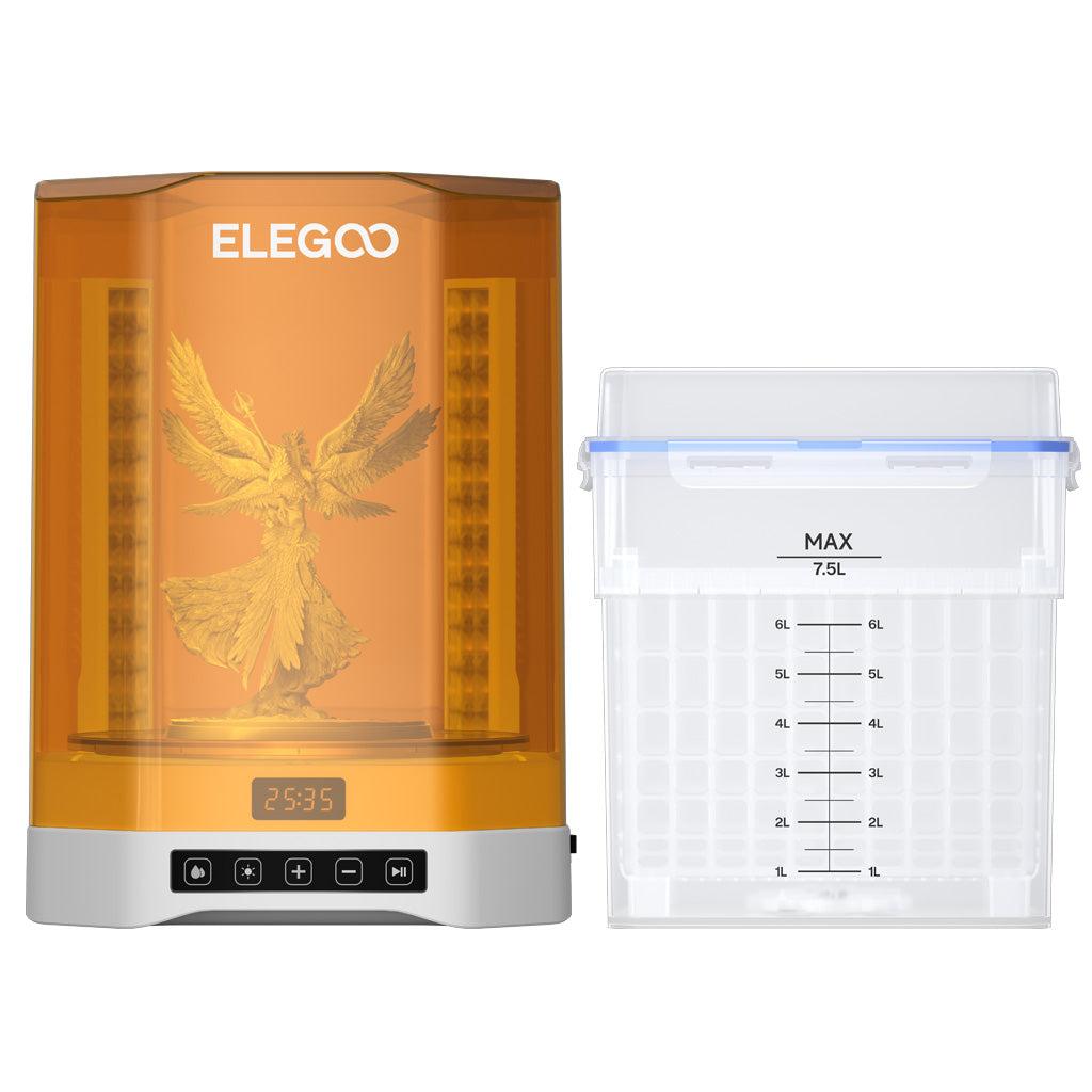 Мийка + Сушка (полімеризація) Elegoo Mercury Plus V3.0 Washing & Curing Machine (EL-3D-MPV3), White/Orange