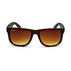 Окуляри Ray Ban Justin 4165 коричневі градієнтом, фото 4