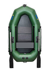 Човен пвх гребний надувний одномісний ΩMega 210LS PS зелений