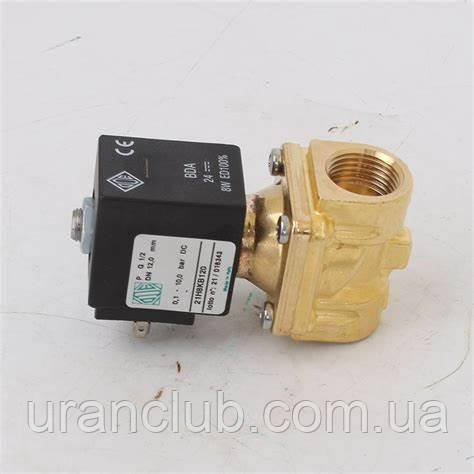 Клапан електромагнітний ODE 21H8KB120 G1/2 Нормально закритий соленоїдний для води, газу, повітря, фото 1
