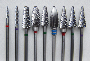 Твердосплавні манікюрні фрези для ЛІВШІ купити Україна