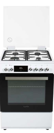Плита комбінована Ventolux GE 6060 CS 6TC (WH)