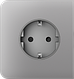 SideCover (basic) [type F] fog Бічна панель для вбудованої розетки - фото 1 - id-p2541773237