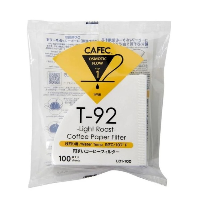 Фильтри CAFEC Light Roast T-92 Cup1 100 шт