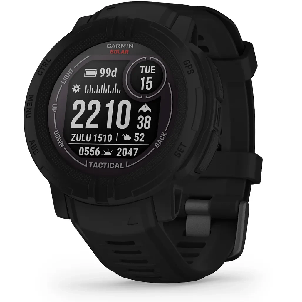 Смарт-годинник Garmin Instinct 2 Solar - Tactical Edition Black (010-02627-13), фото 1