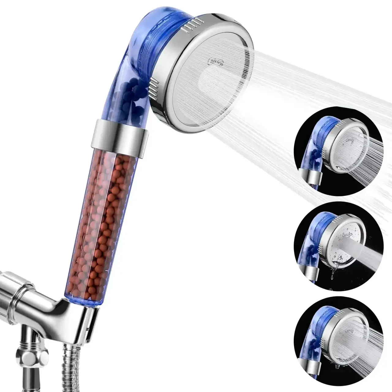 Насадка для душу Shower Led з світлодіодним підсвічуванням і керамічним фільтром очисником води