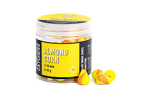 Вафтерc Carp Catchers Fluo Snail Shell Wafters ALMOND CORN 15*12 мм 45 г