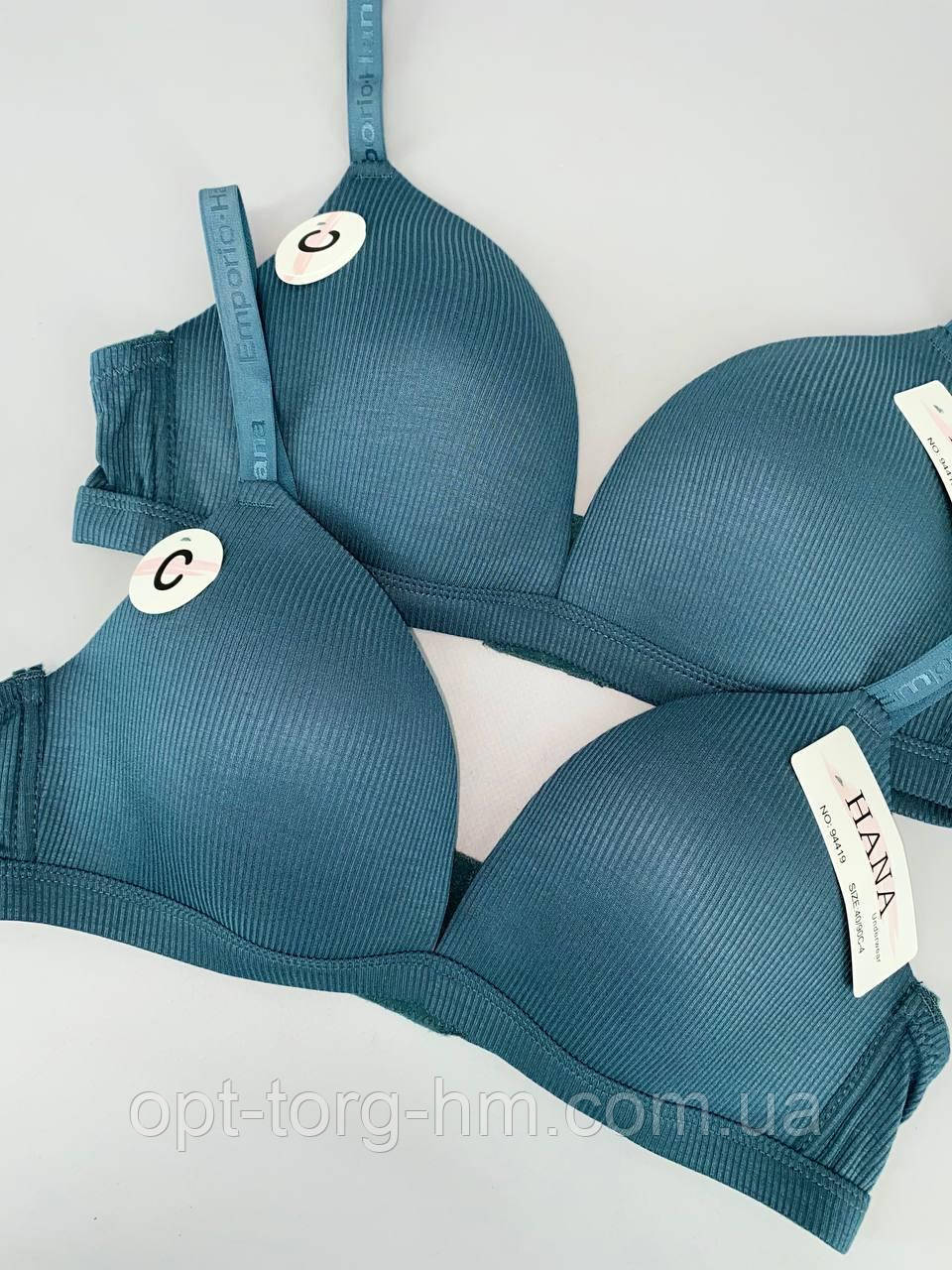 Бюстгальтер "HANA" рубчик чашка С (1 шт/уп), фото 1