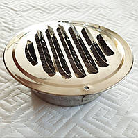 D100 решітка вентиляційна зовнішня дзеркальна н/ж 201