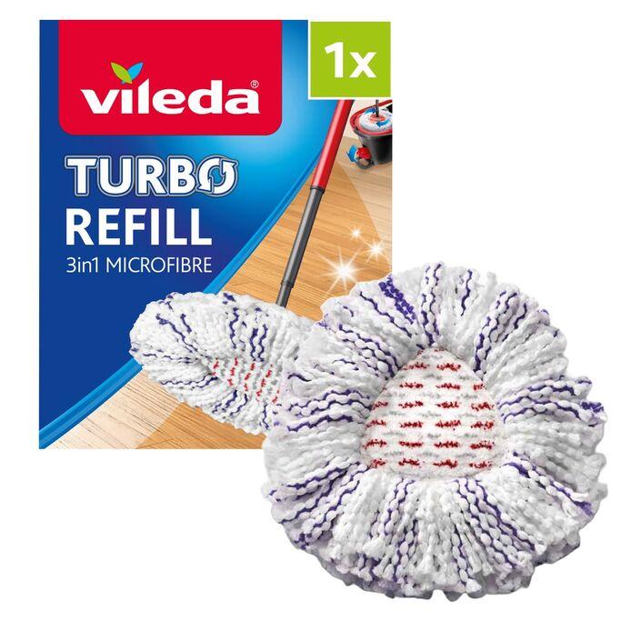 Змінна насадка 3в1 Vileda 167749 для швабри Vileda Turbo Microfibre