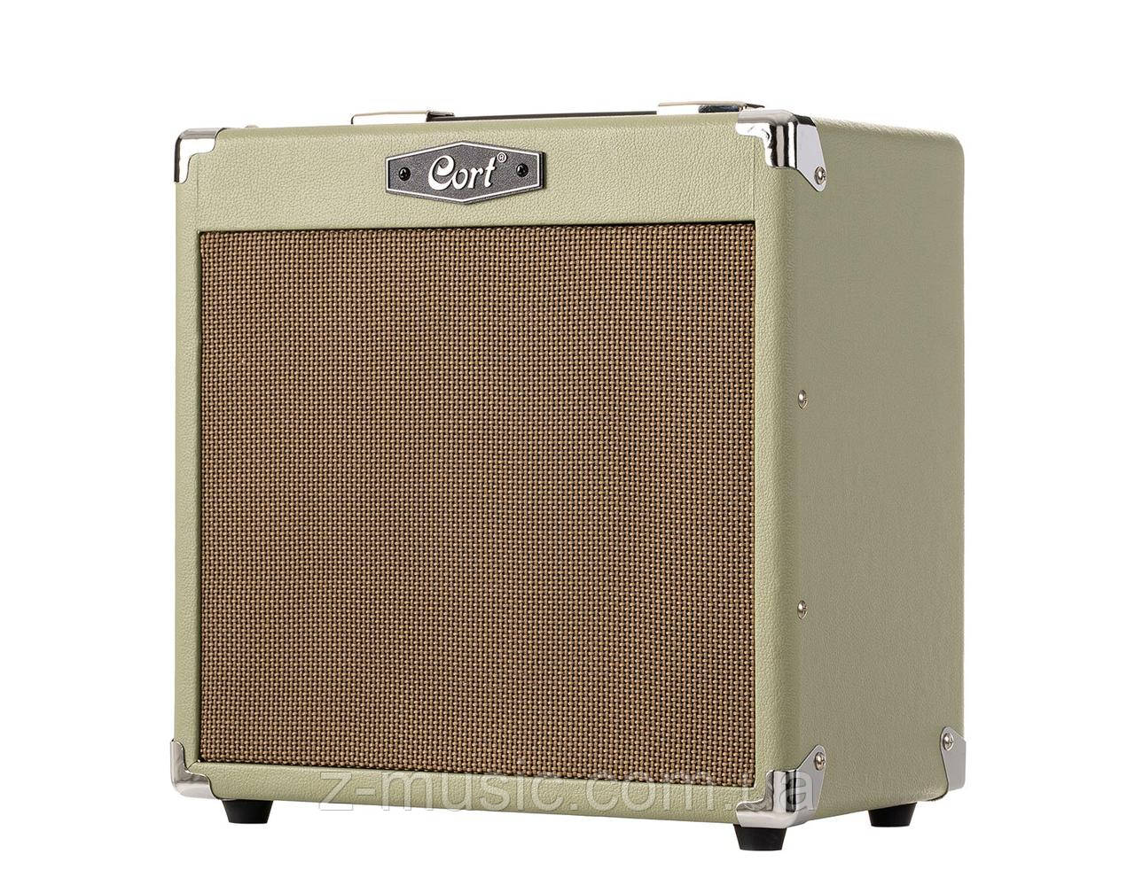 Комбопідсилювач для електрогітари CORT CM15R (Pastel Green), 15 ватів, фото 1