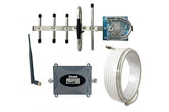 Репітер підсилювач GSM сигналу lintratek G900MHz 2G 3G 4G Mobile Triple Repeater Phone KW16L-GSM-S (з антенами)