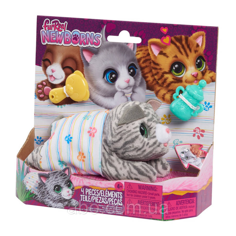 Інтерактивна іграшка "Кошеня" Furreal 28073 серії "Newborns", фото 1