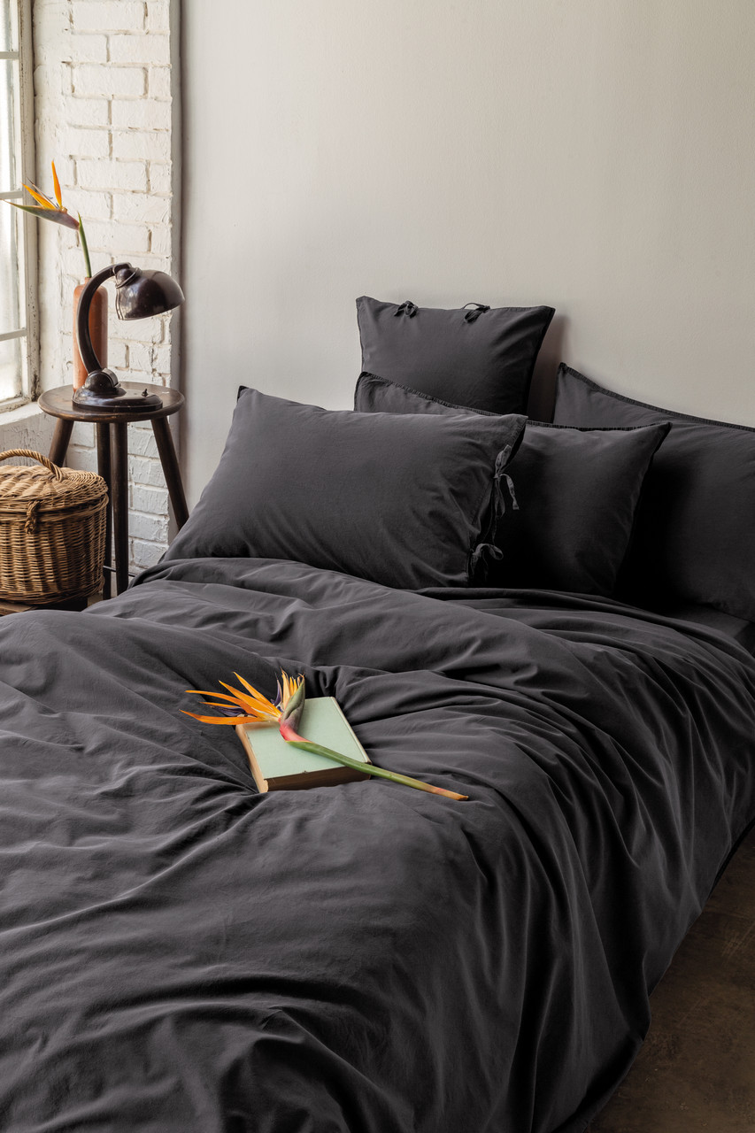 Постільна білизна Issimo Savanna Poplin 200 х 220 см Blacky
