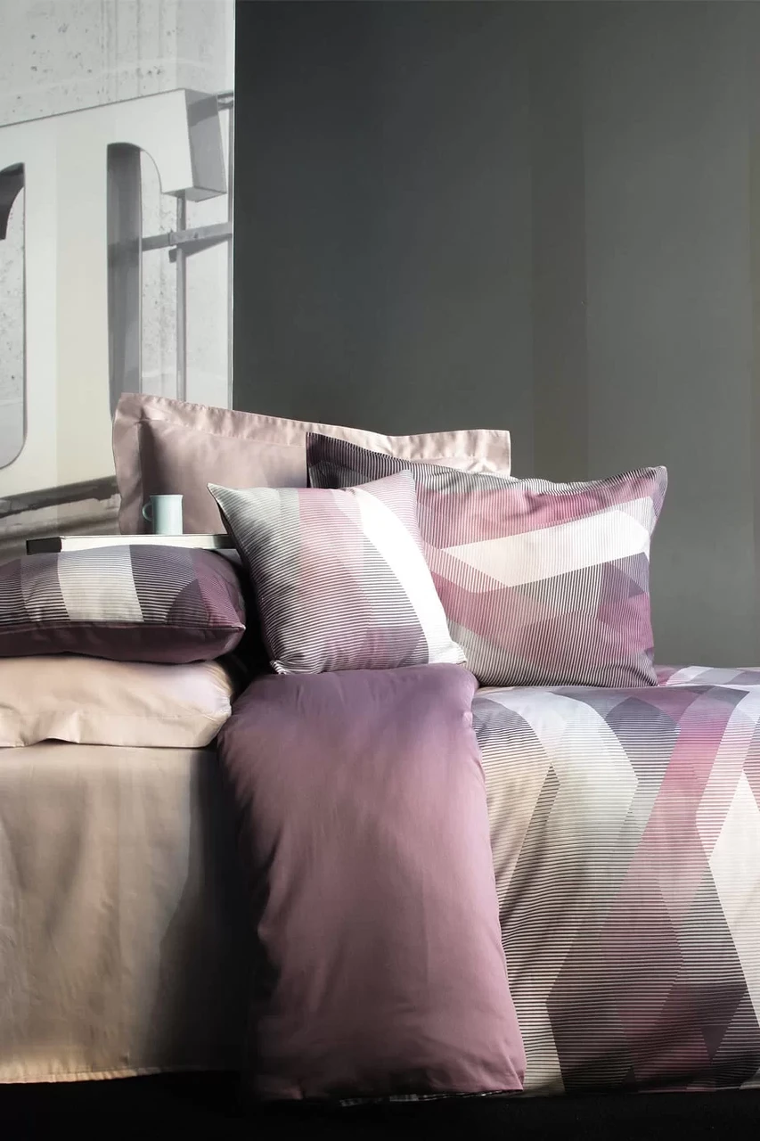 Комплект постільної білизни Issimo Digital Satin 200х220 см Helix Purple