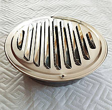 D150 решітка вентиляційна зовнішня дзеркальна н/ж 201, фото 1