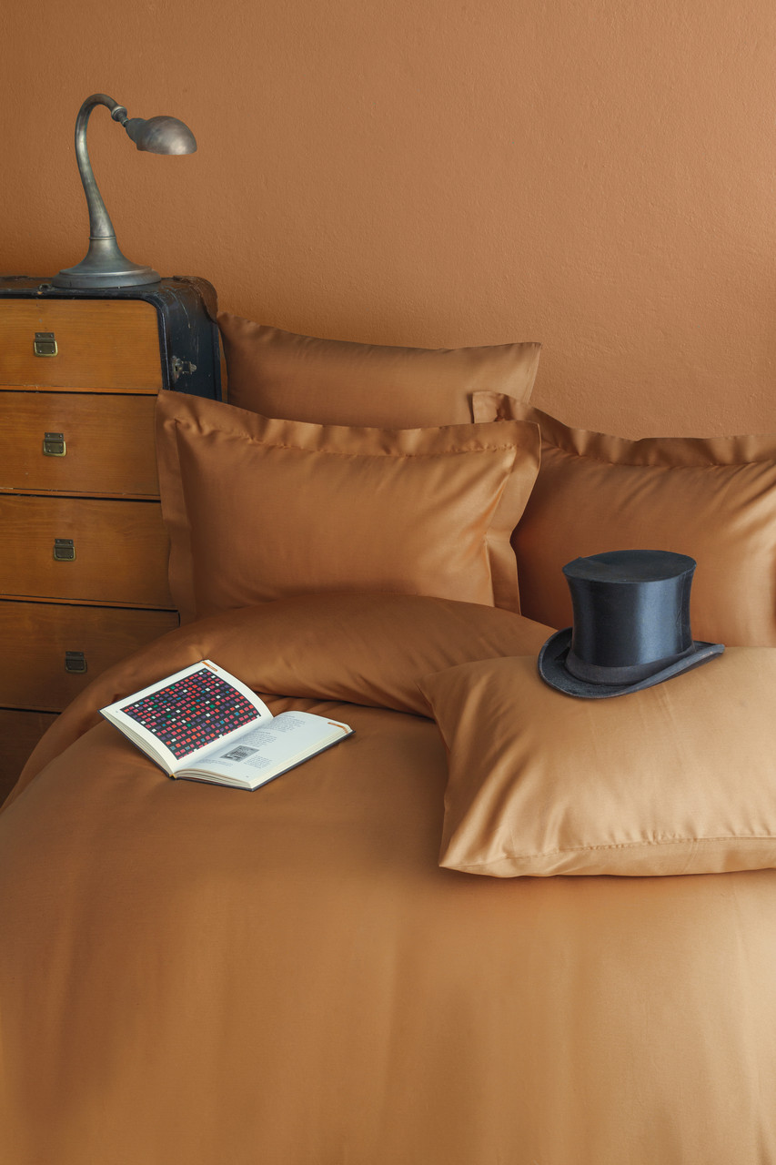 Комплект постільної білизни Issimo Simply Satin 200х220 см Terra Cotta