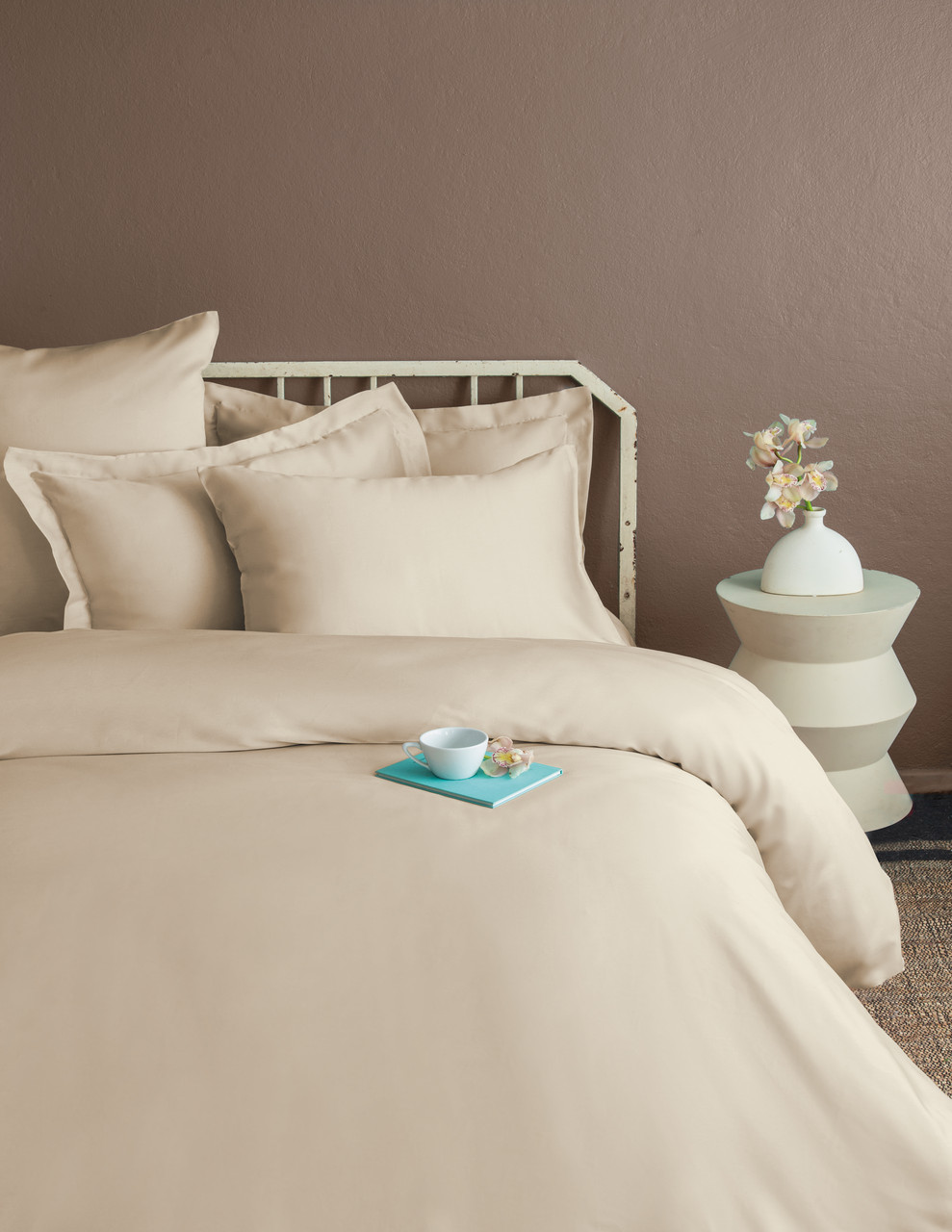 Комплект постільної білизни Issimo Simply Satin 200х220 см Orchid Beige