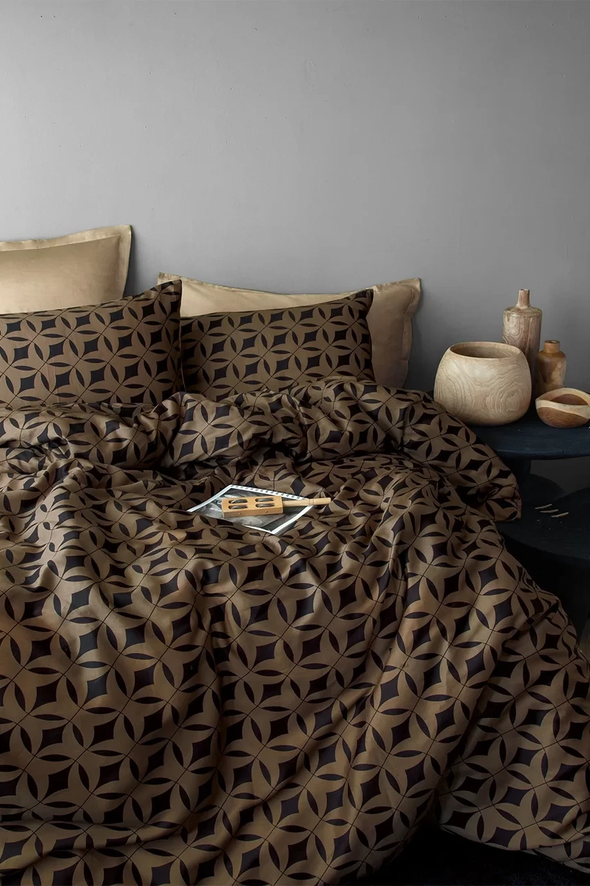 Комплект постільної білизни Issimo Coton Satin 200х220 см Mondo Gold