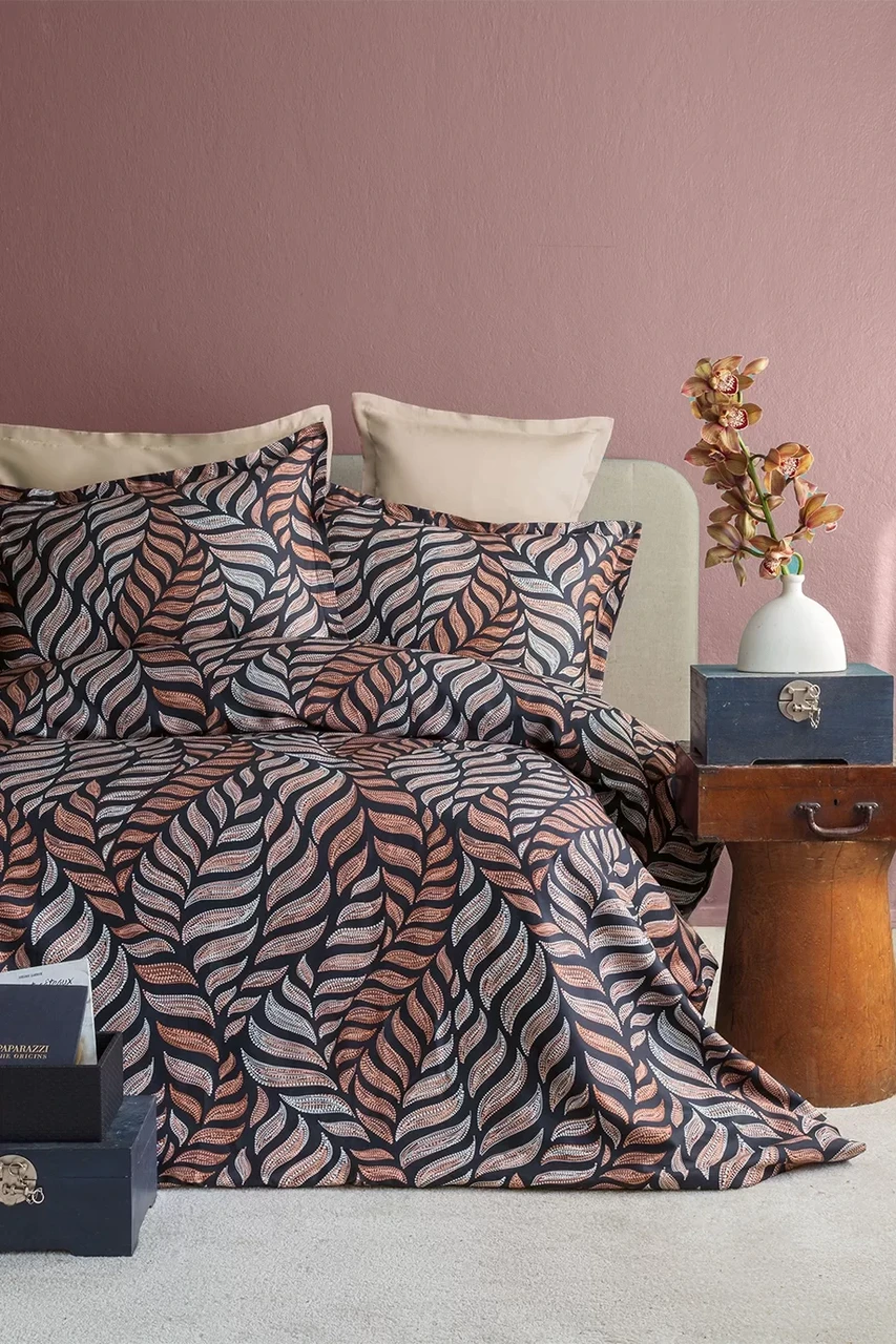 Комплект постільної білизни Issimo Digital Satin 200х220 см Moss, фото 1