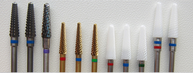 Тонкі Фрези-насадки твердосплавні для манікюру купити Харків ,Дніпро , Київ ,Львів