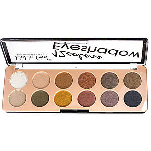 Палетка перламутрових тіней для повік DoDo Girl Eyeshadow, 12 відтінків