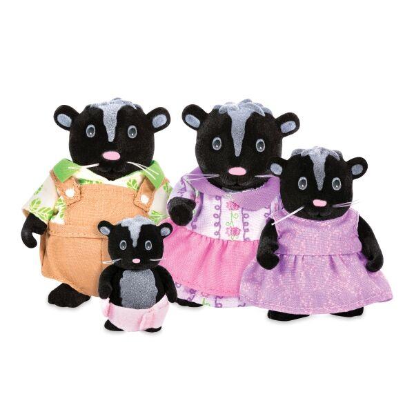 Ігровий набір фігурок Li'l Woodzeez Сім'я Скунсів 6258Z, фото 1