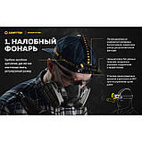 Фонарь ARMYTEK WIZARD v4 C2 PRO XHP50.2 WARM (2330LM, 3500mAh, 4000K Cree LED, Magnet USB, IP68, 18650 Магнит), фото 4