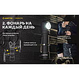 Фонарь ARMYTEK WIZARD v4 C2 PRO XHP50.2 WARM (2330LM, 3500mAh, 4000K Cree LED, Magnet USB, IP68, 18650 Магнит), фото 5