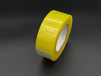 Скотч поліпропіленовий клейкий 45мм 300 метрів 45 мікрон. Yellowish