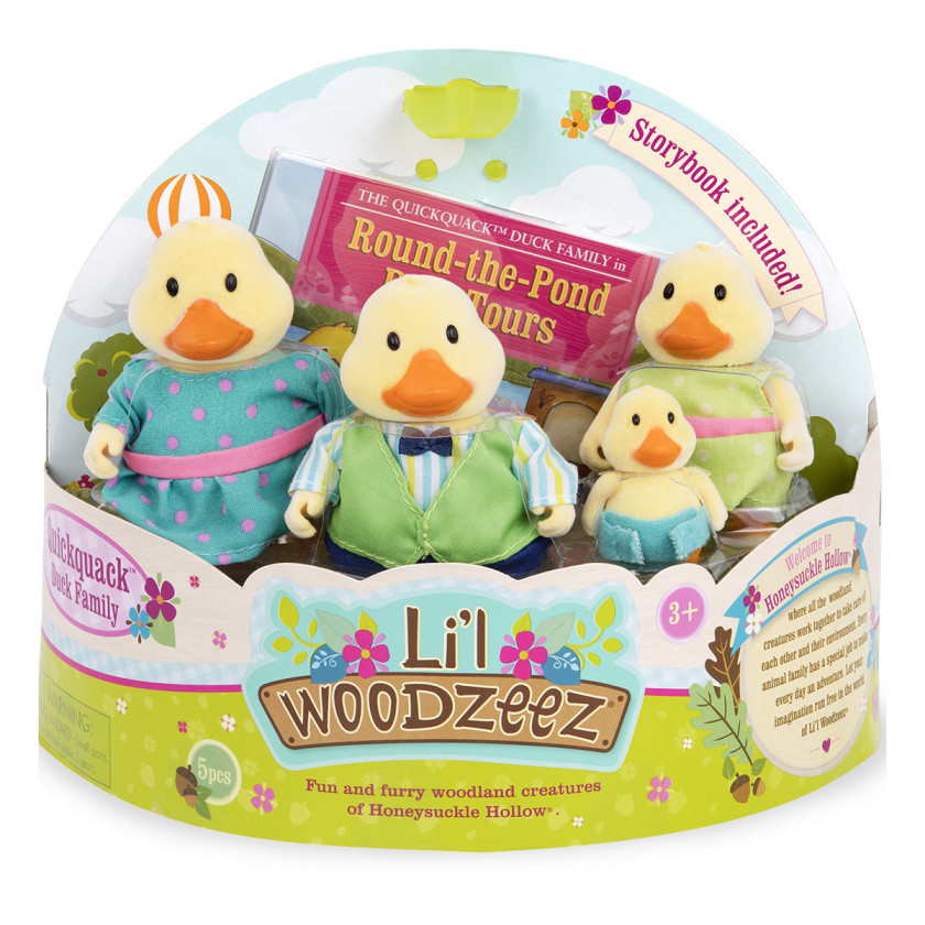 Ігровий набір фігурок Li'l Woodzeez Сім'я Качок 6259, фото 1