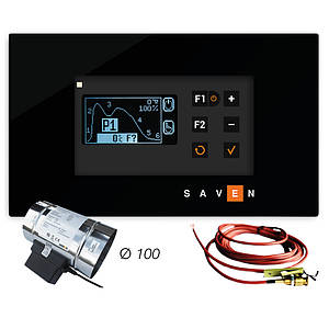 Автоматичний оптимізатор горіння SAVEN AutoBurn BL-100 з датчиком відкриття дверцят