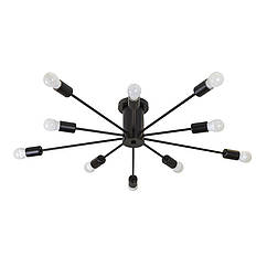 Сучасна люстра під змінні лампи Levistella цоколь E27 ламп 10 шт колір Чорний LVS4715