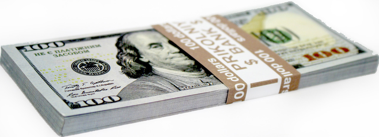 Сувенірні гроші "100$"(80шт)