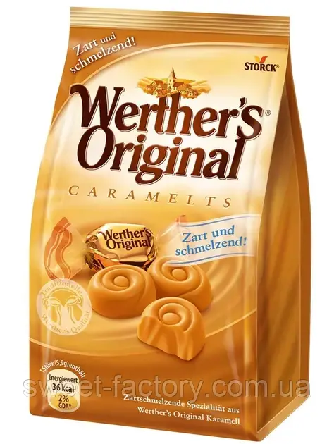 Цукерки Werther's Original Caramelts 153g