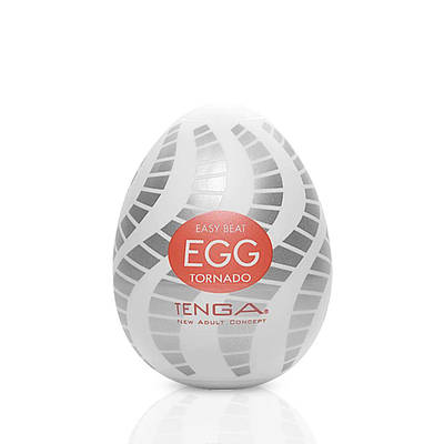 Мастурбатор-яйцо Tanga Egg Tornado зі спірально-геометричним рельєфом