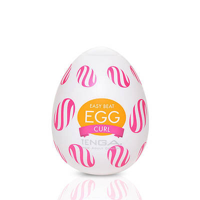 Мастурбатор-яйце Tenga Egg Curl з рельєфом з шишечок