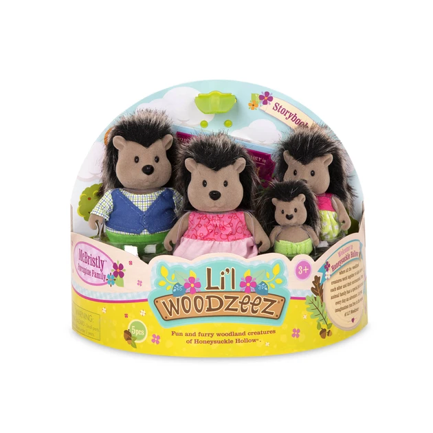 Ігровий набір фігурок Li'l Woodzeez Сім'я Дикобразів 6461Z, фото 1
